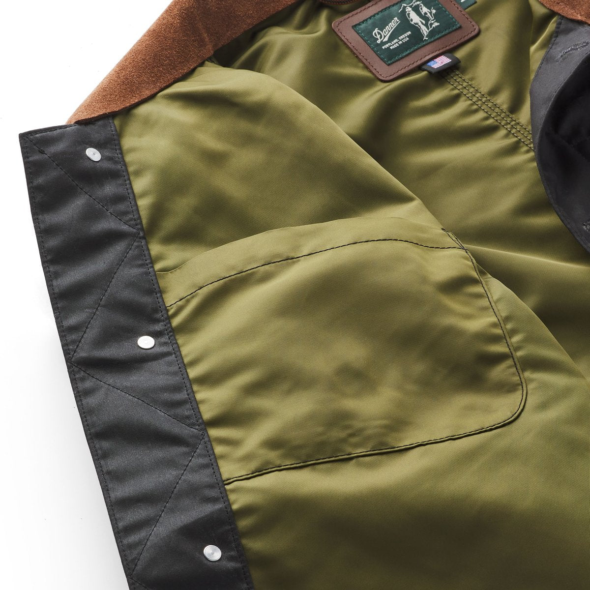 Danner Shipyard Waxed Canvas Jacket Black/Bison