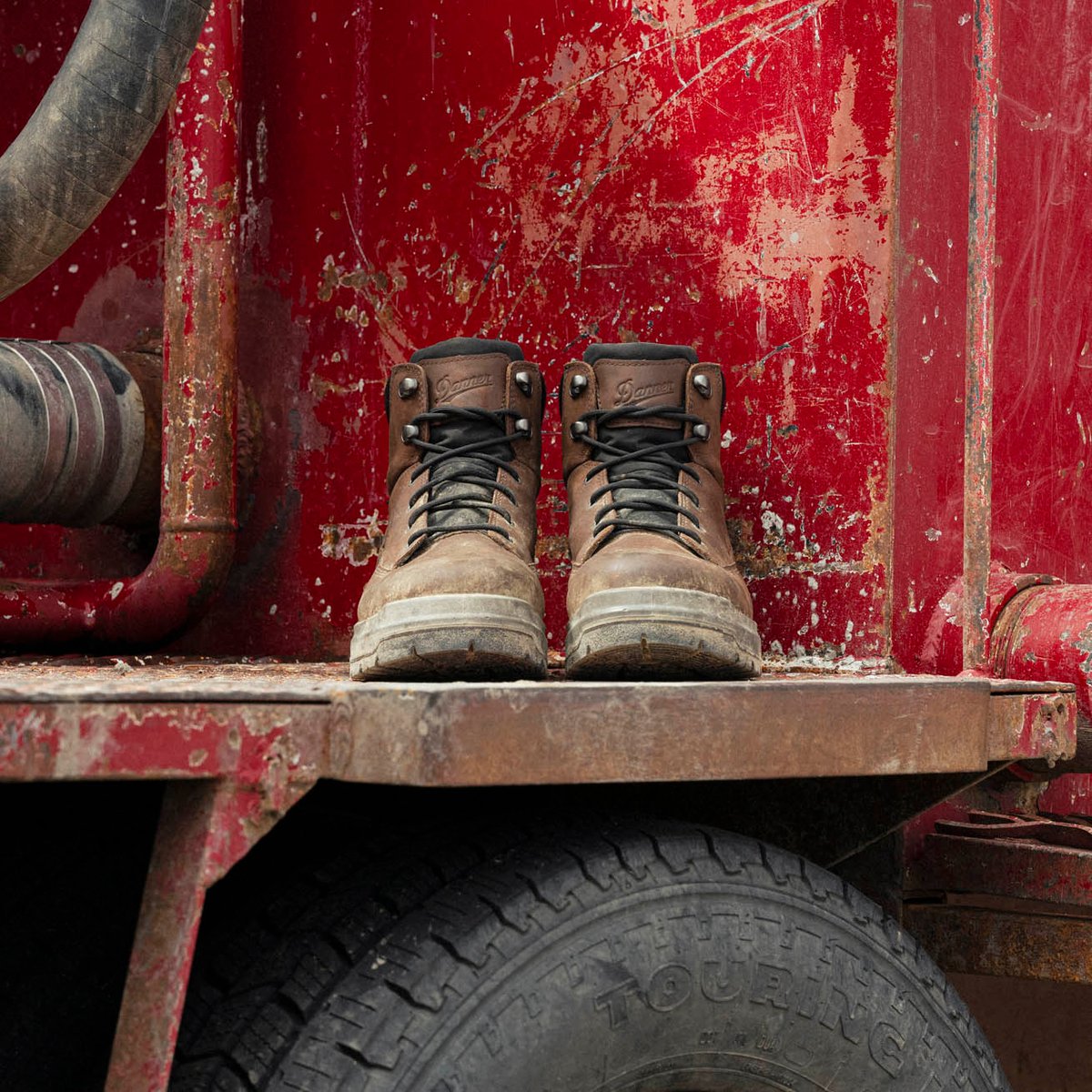Danner Ground Control 6" Brown Steel Toe