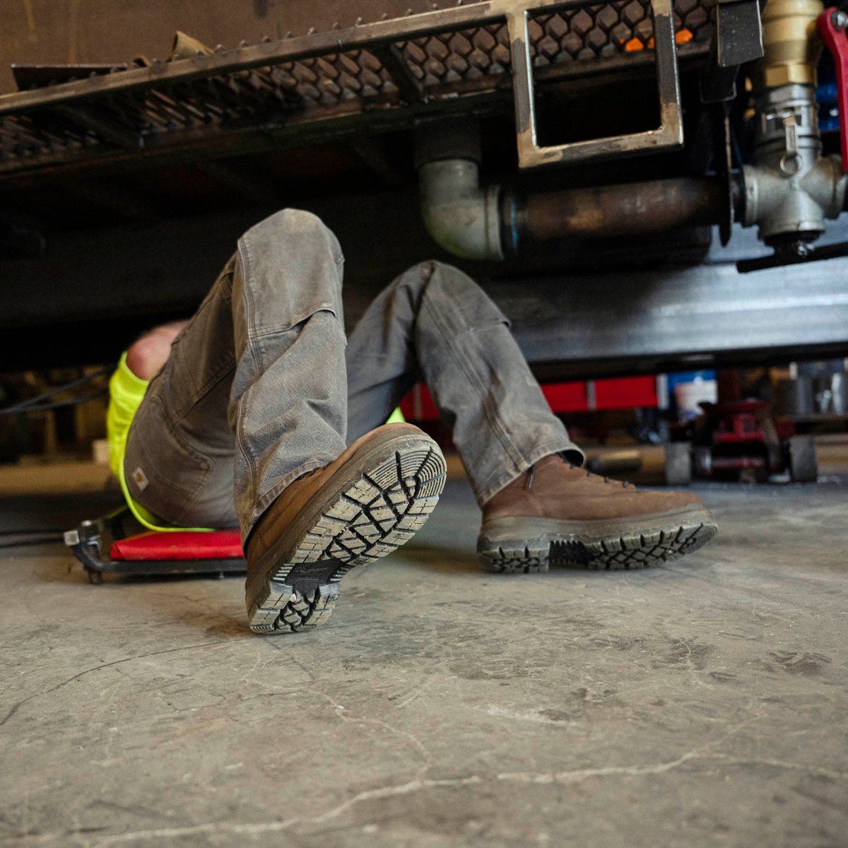 Danner Ground Control 6" Brown Steel Toe