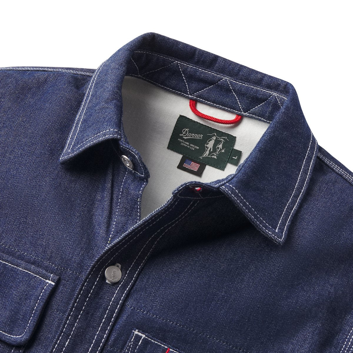 Danner Larch Mt Denim Shirt Dark Wash Indigo