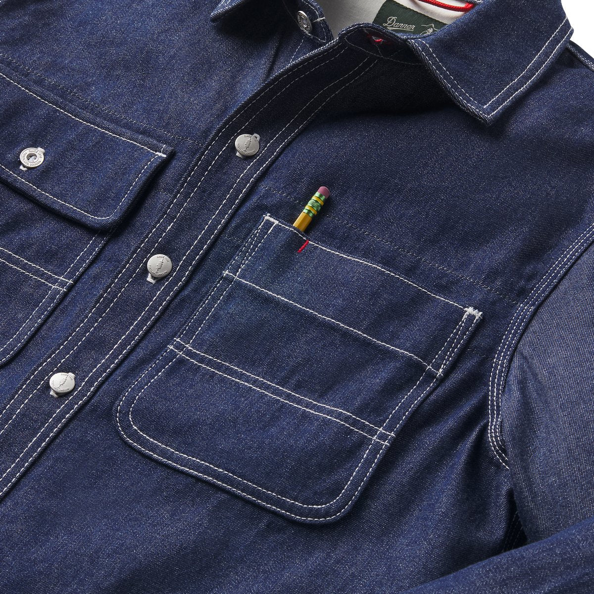 Danner Larch Mt Denim Shirt Dark Wash Indigo