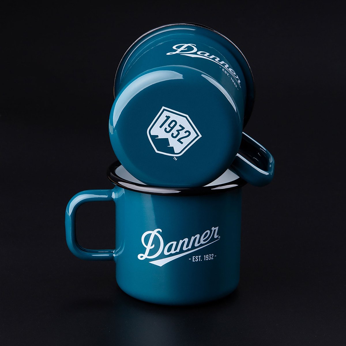Danner Enamel Camp Mug 12oz Teal