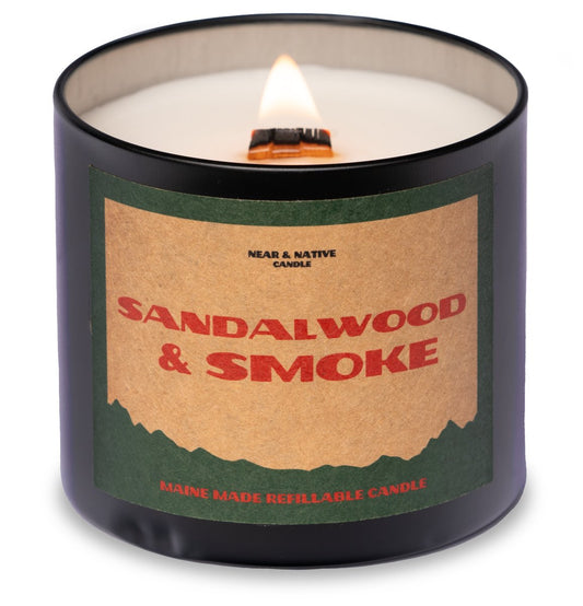 Danner Near & Native Candle 10oz Sandlewood & Smoke