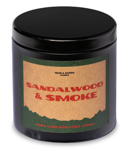 Danner Near & Native Candle 10oz Sandlewood & Smoke