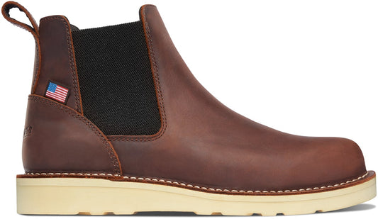 Danner Bull Run Chelsea 6" Brown - Steel Toe