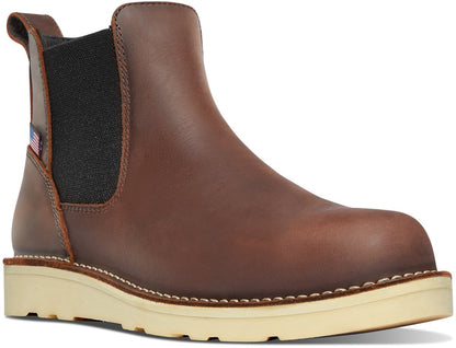 Danner Bull Run Chelsea 6" Brown - Steel Toe