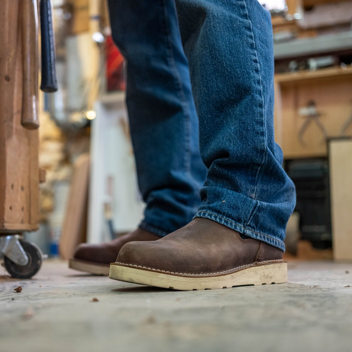 Danner Bull Run Chelsea 6" Brown - Steel Toe