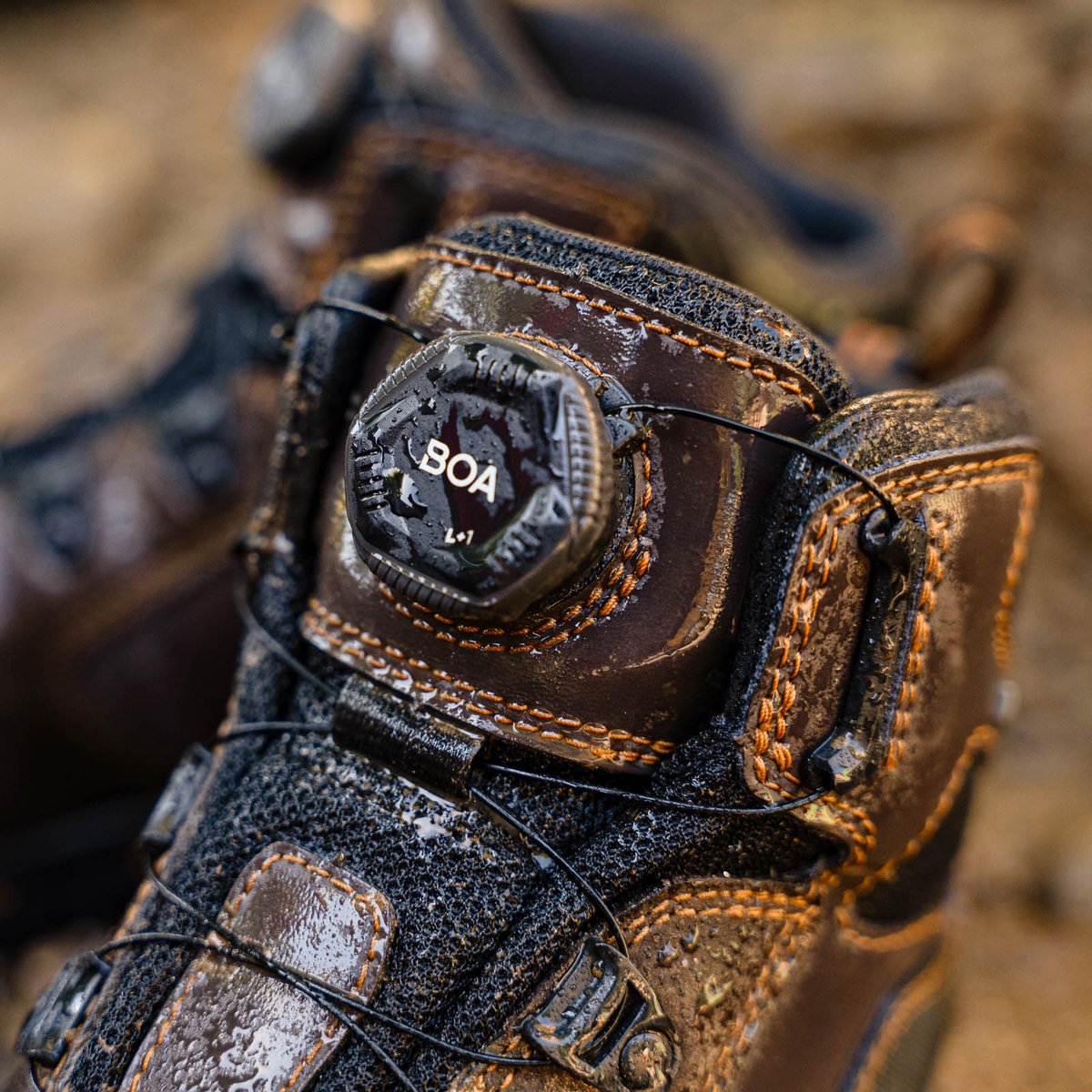 Danner Vicious BOA 4.5" Brown/Orange Composite Toe (NMT)