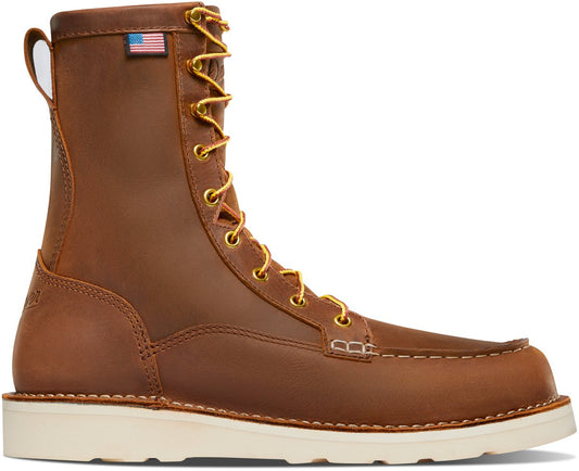Danner Bull Run Moc Toe 8" Tobacco Steel Toe
