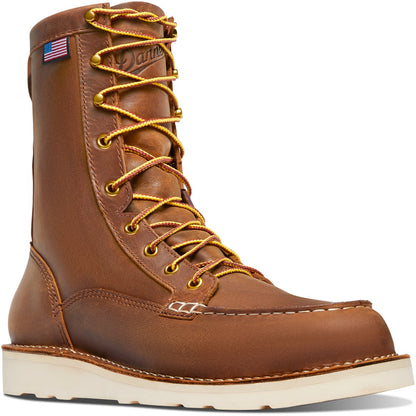 Danner Bull Run Moc Toe 8" Tobacco Steel Toe