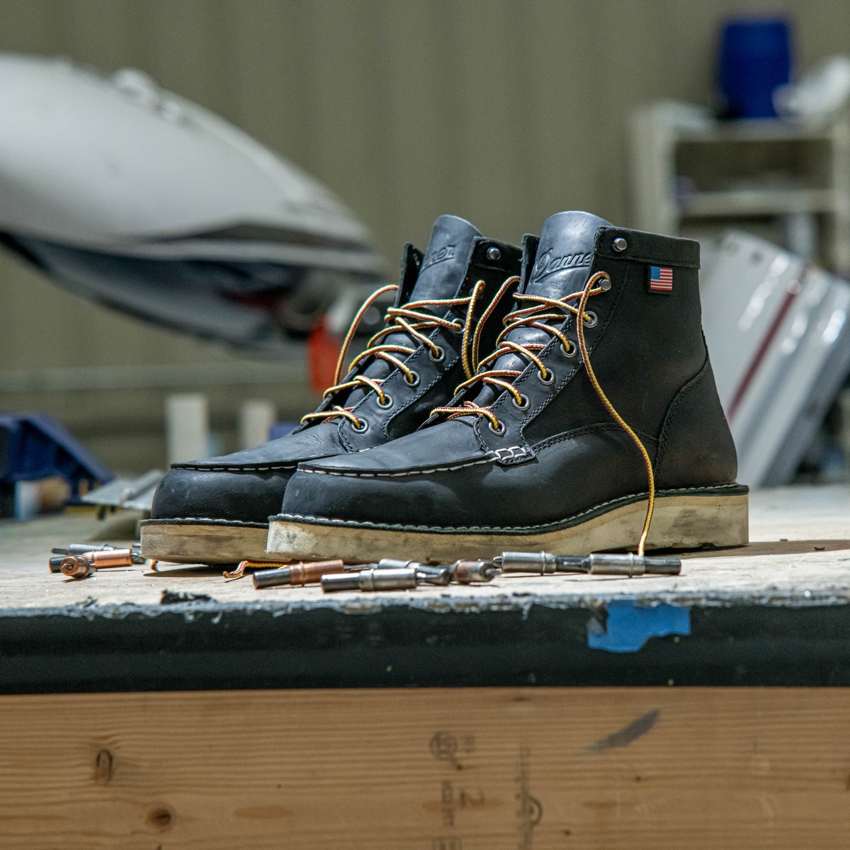 Danner Bull Run Moc Toe 6" Black