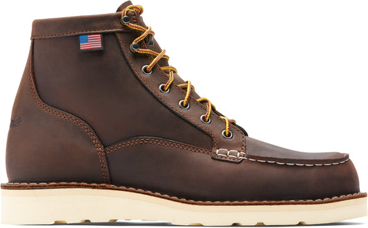 Danner Bull Run Moc Toe 6" Brown Steel Toe
