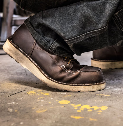 Danner Bull Run Moc Toe 6" Brown Steel Toe