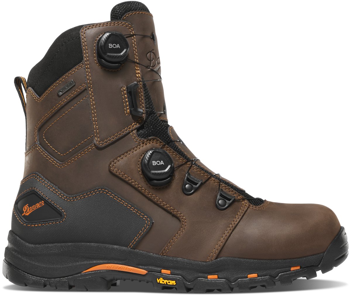 Danner Vicious BOA 8" Brown/Orange Composite Toe (NMT)