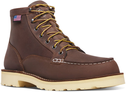 Danner Bull Run Moc Toe 6" Brown - Heel