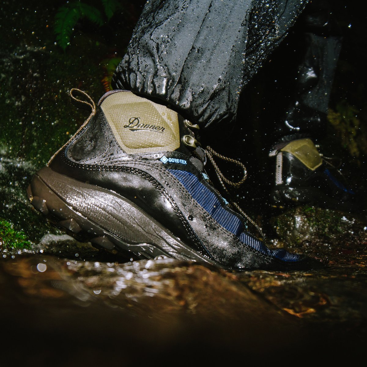 Danner N45 GTX Jet Black/Imperial Blue