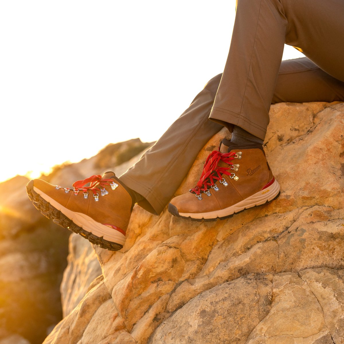 Danner Mountain 600 Leaf GTX Grizzly Brown/Rhodo Red