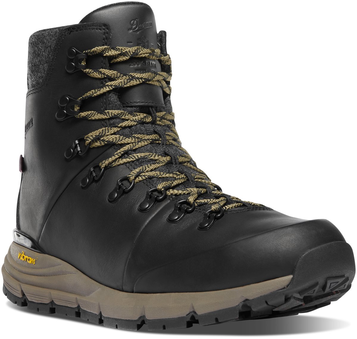 Danner Arctic 600 Side-Zip Jet Black/Mojave Insulated 200G