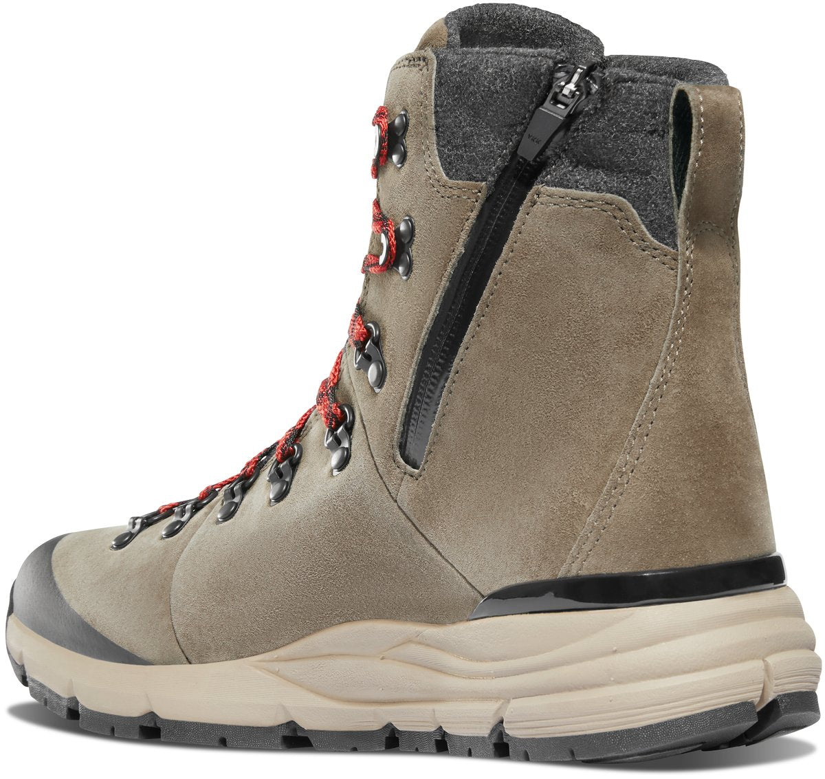 Danner Arctic 600 Side-Zip Brown/Red Insulated 200G