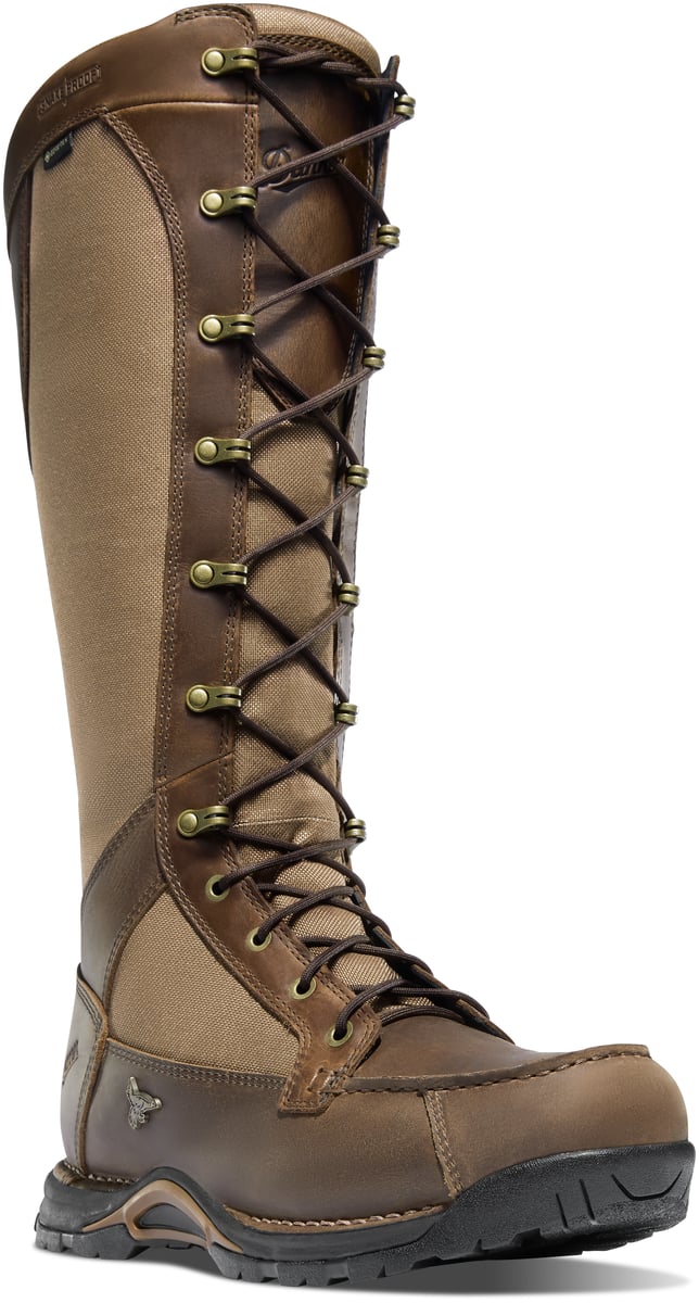 Danner Sharptail Snake Boot Side-Zip 17" Dark Brown