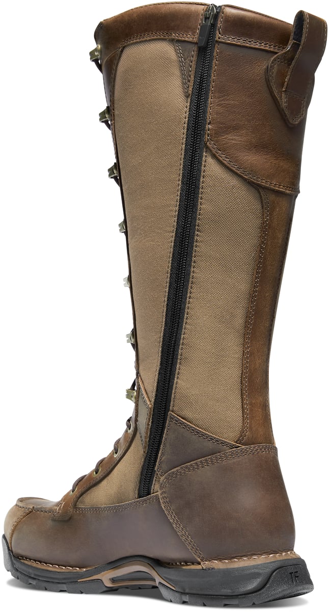 Danner Sharptail Snake Boot Side-Zip 17" Dark Brown