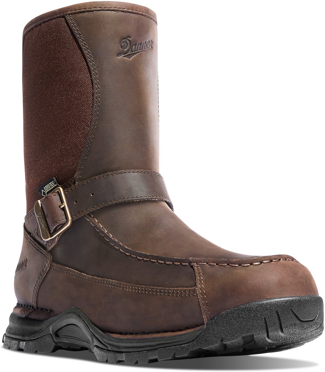Danner Sharptail Rear Zip 10" Dark Brown