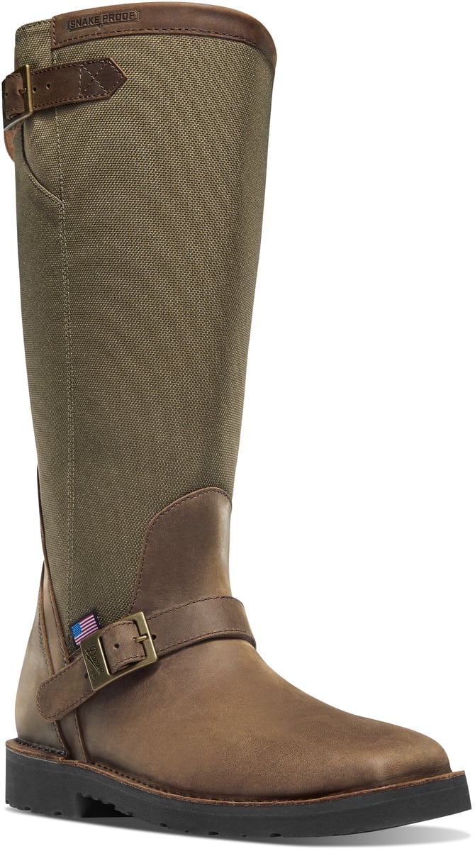 Danner San Angelo Snake Boot Brown Square Toe