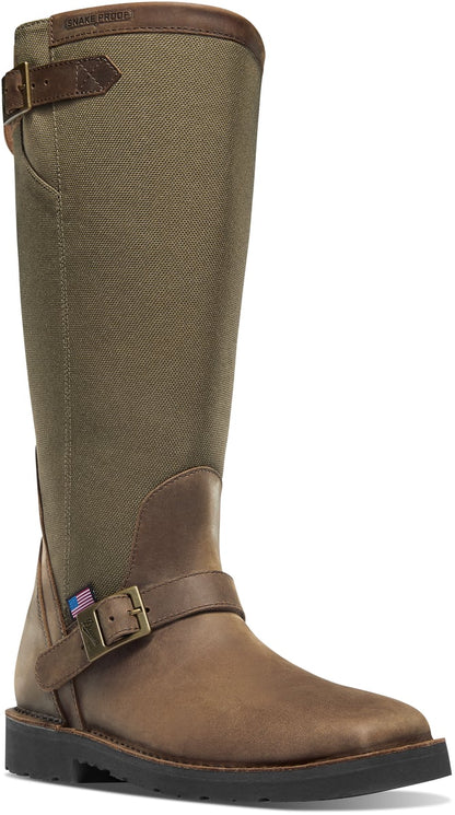 Danner San Angelo Snake Boot Brown Square Toe