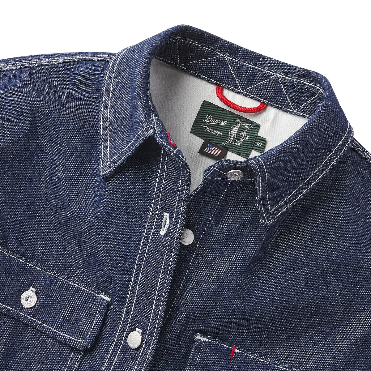 Danner Larch Mt Denim Shirt Dark Wash Indigo