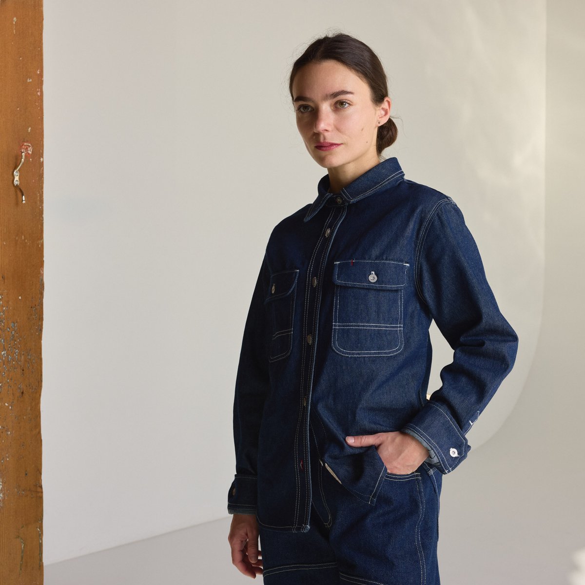 Danner Larch Mt Denim Shirt Dark Wash Indigo