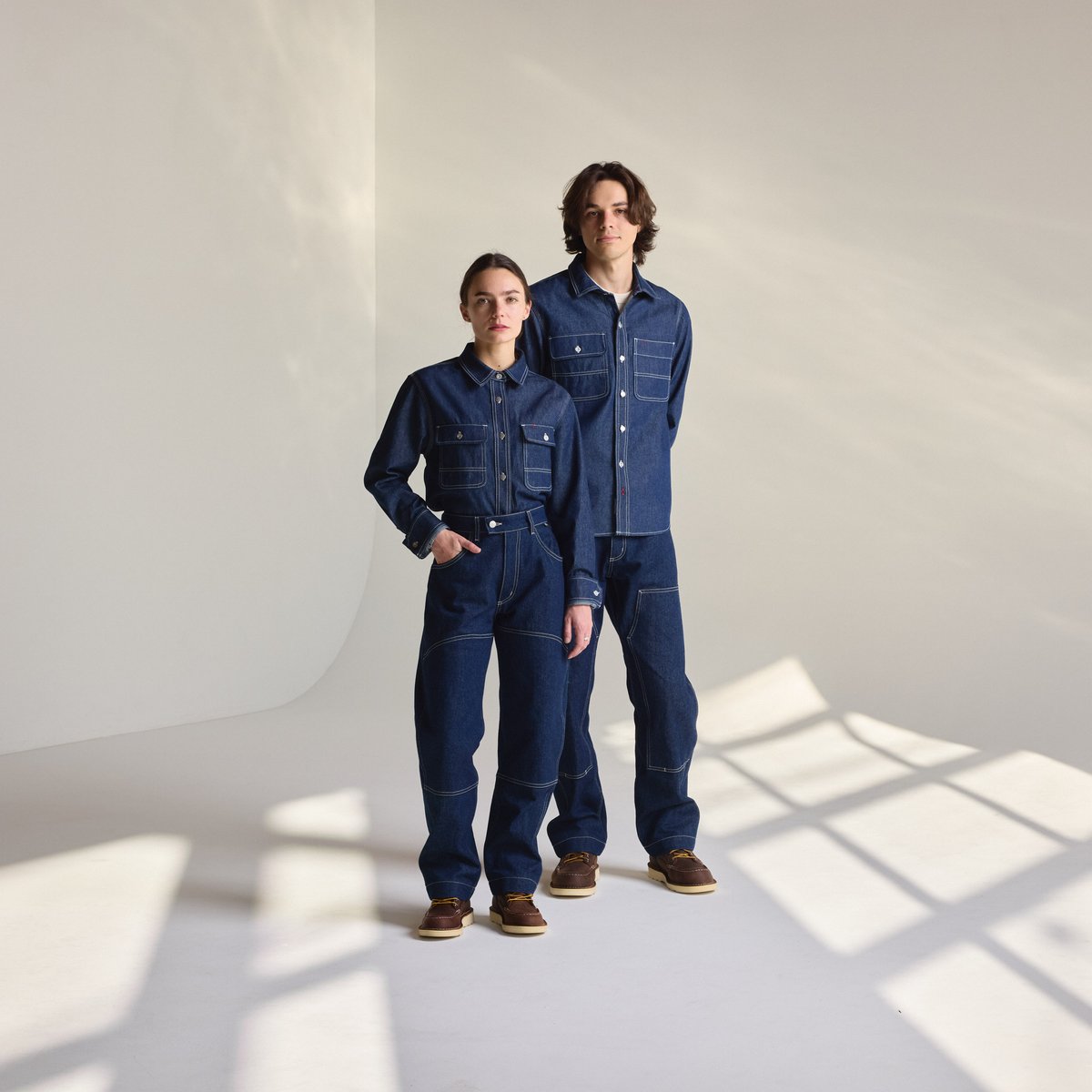 Danner Larch Mt Denim Shirt Dark Wash Indigo