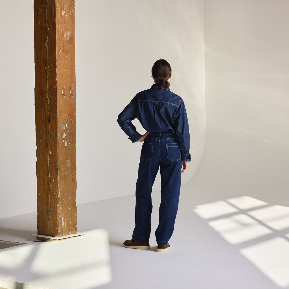 Danner Larch Mt Denim Shirt Dark Wash Indigo