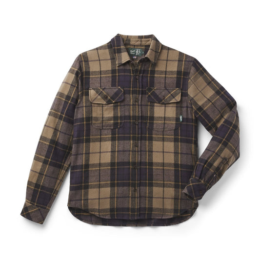 Danner Cedar Mill Cotton Flannel Shirt  Navy/Olive Tartan Plaid
