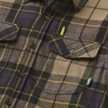 Danner Cedar Mill Cotton Flannel Shirt  Navy/Olive Tartan Plaid