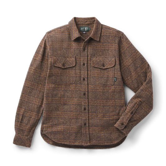 Danner Cedar Mill Cotton Flannel Shirt  Brown/Tan Tweed Plaid