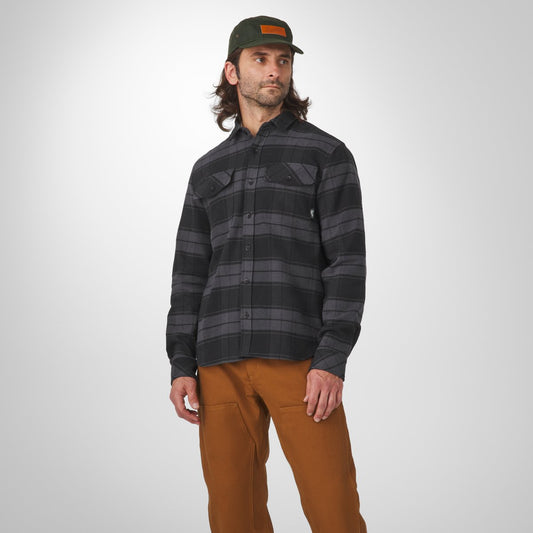 Danner Cedar Mill Cotton Flannel Shirt  Black Plaid