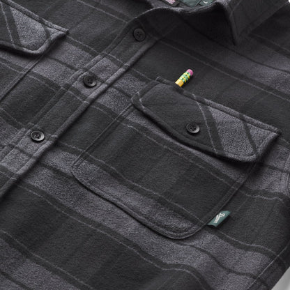 Danner Cedar Mill Cotton Flannel Shirt  Black Plaid