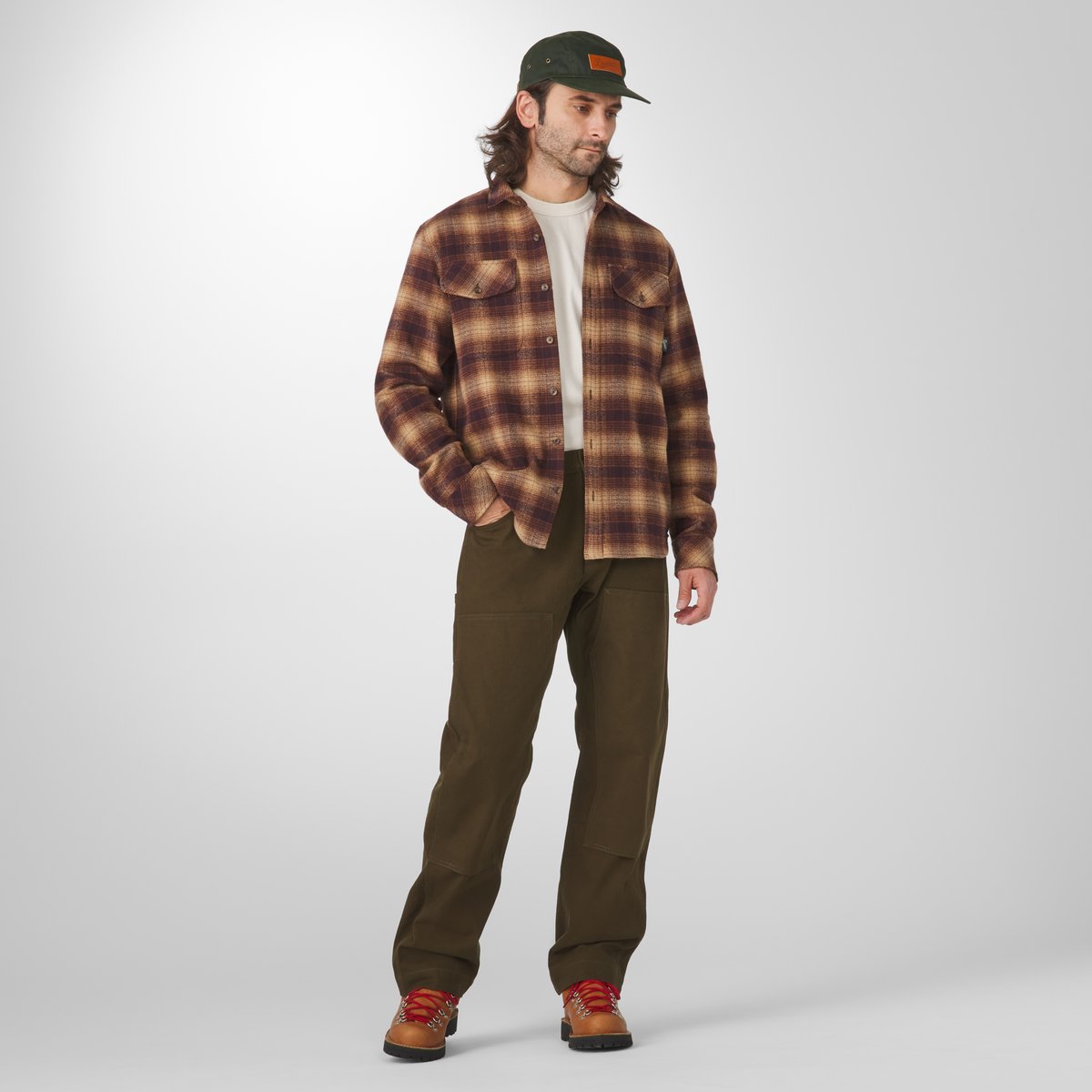 Danner Cedar Mill Cotton Flannel Shirt  Espresso Plaid