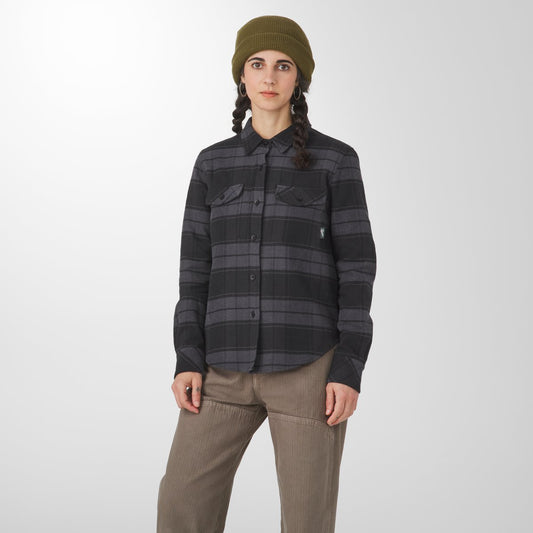 Danner Sauvie Cotton Flannel Shirt  Black Plaid