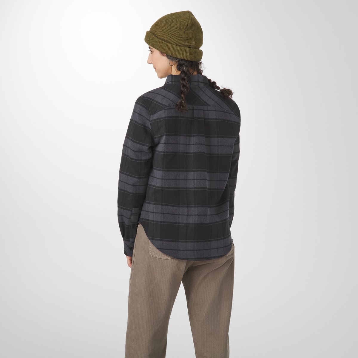 Danner Sauvie Cotton Flannel Shirt  Black Plaid