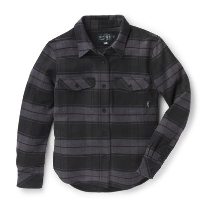 Danner Sauvie Cotton Flannel Shirt  Black Plaid