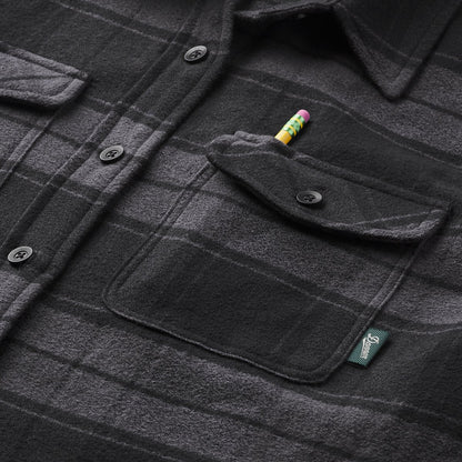 Danner Sauvie Cotton Flannel Shirt  Black Plaid