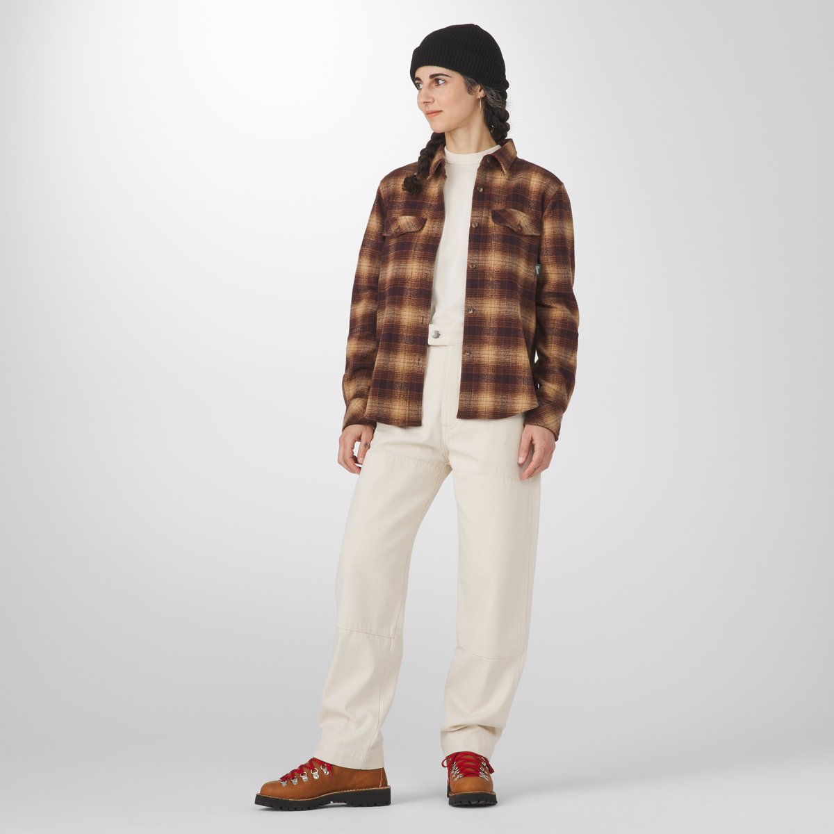 Danner Sauvie Cotton Flannel Shirt  Espresso Plaid