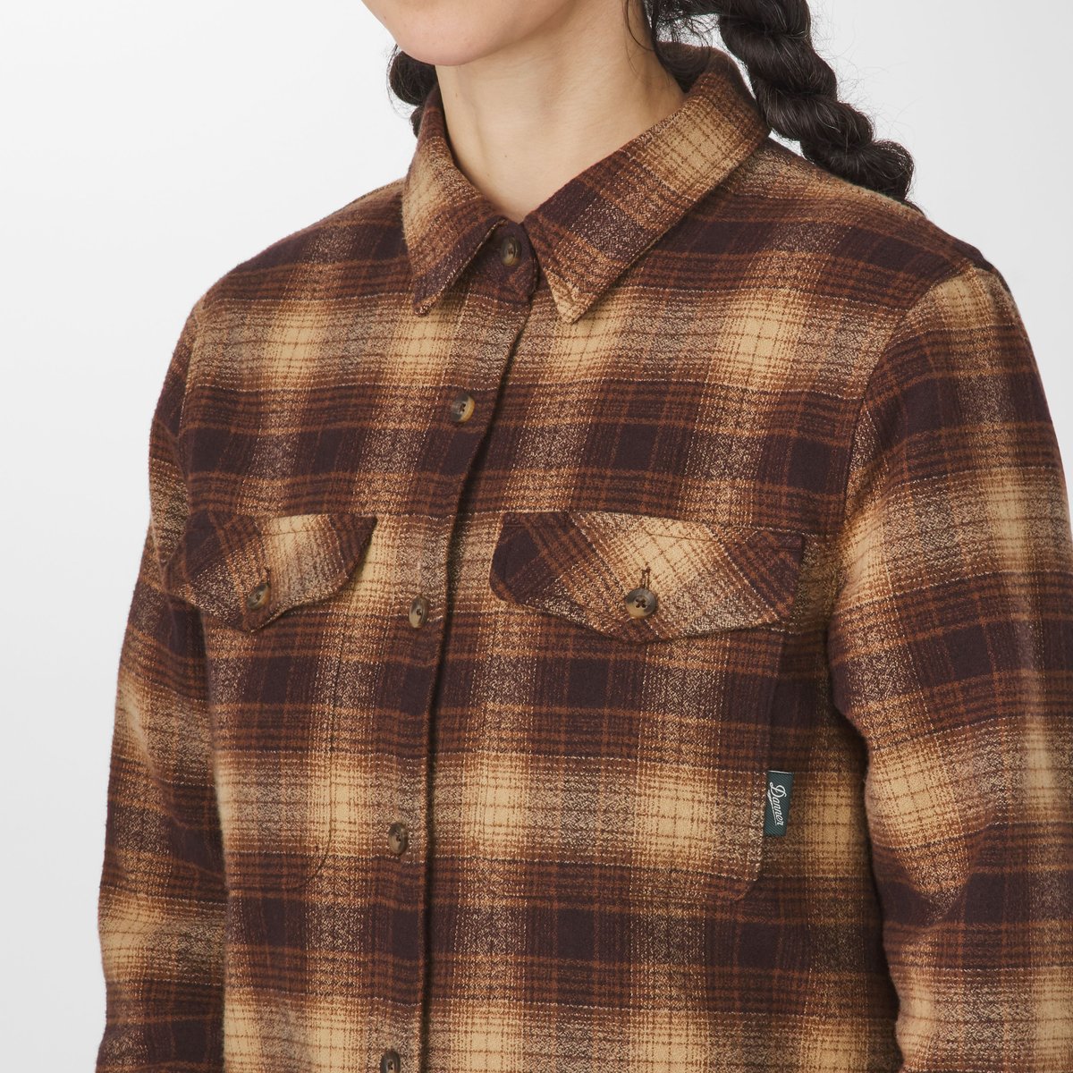 Danner Sauvie Cotton Flannel Shirt  Espresso Plaid