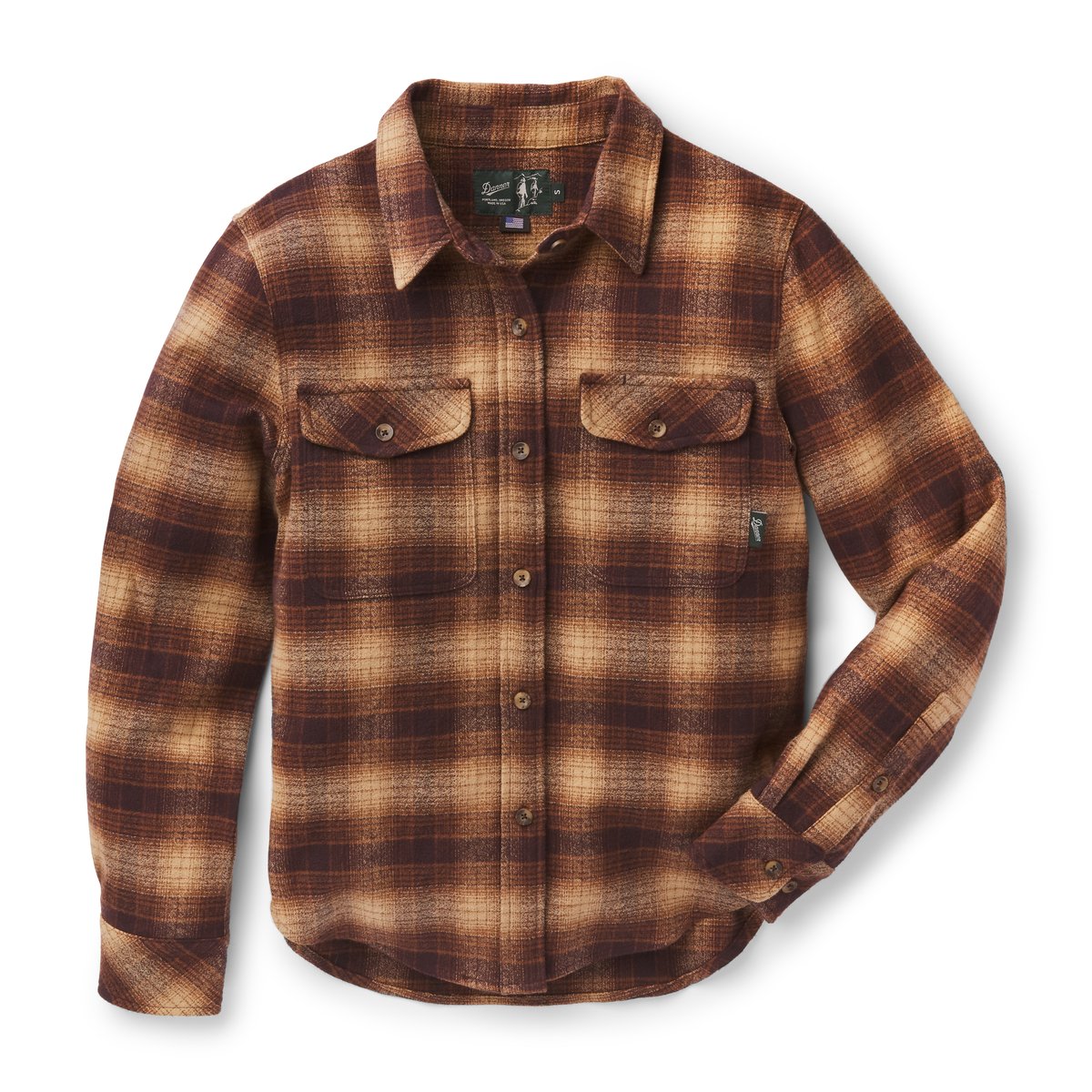 Danner Sauvie Cotton Flannel Shirt  Espresso Plaid