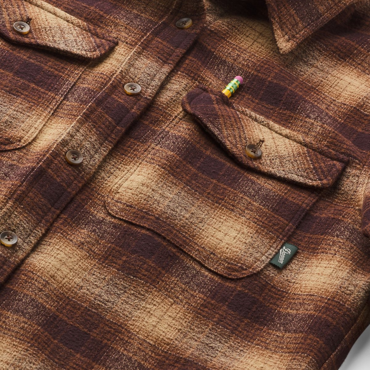 Danner Sauvie Cotton Flannel Shirt  Espresso Plaid