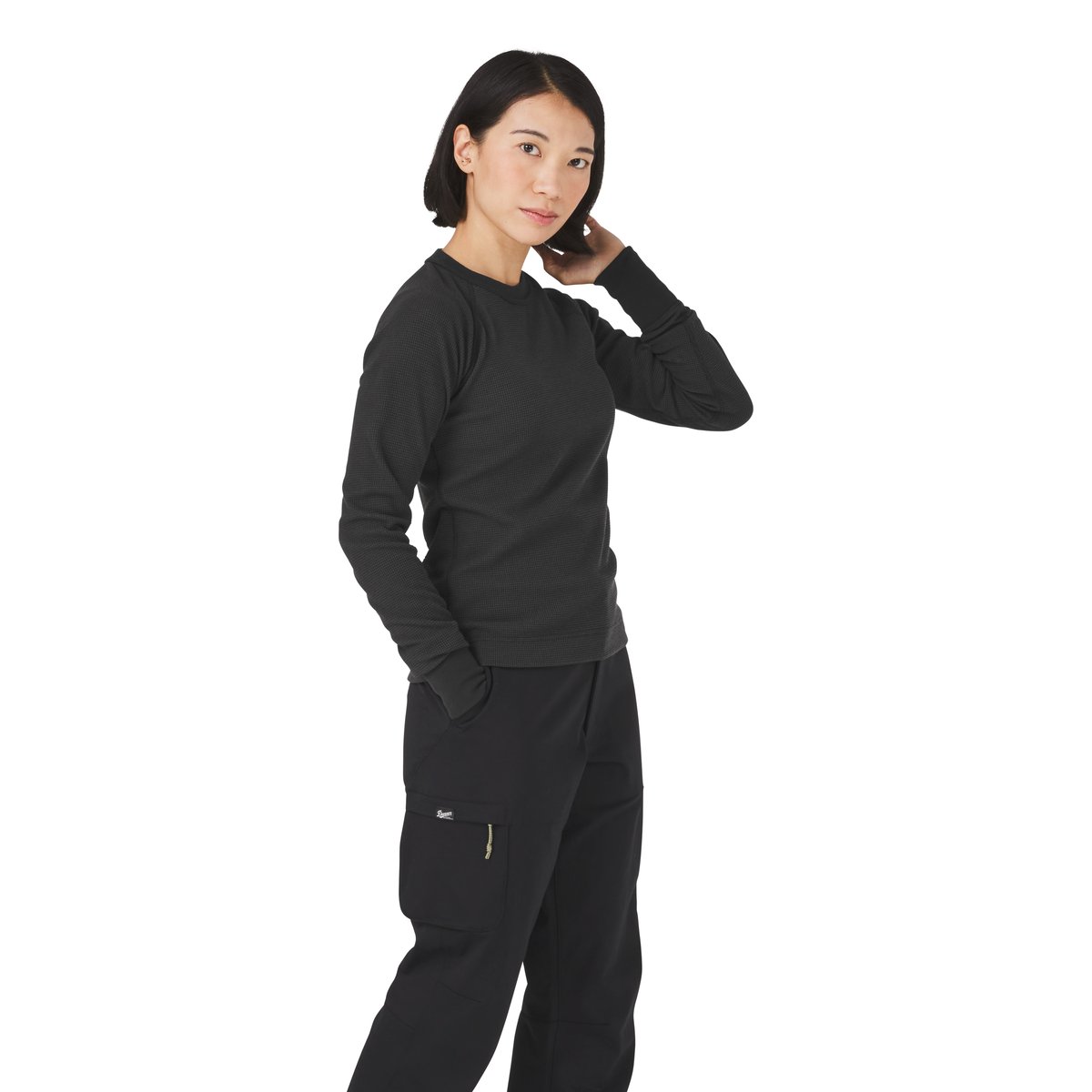 Danner Santiam Waffle LS Tee Black
