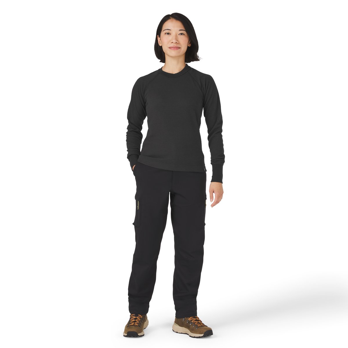 Danner Santiam Waffle LS Tee Black