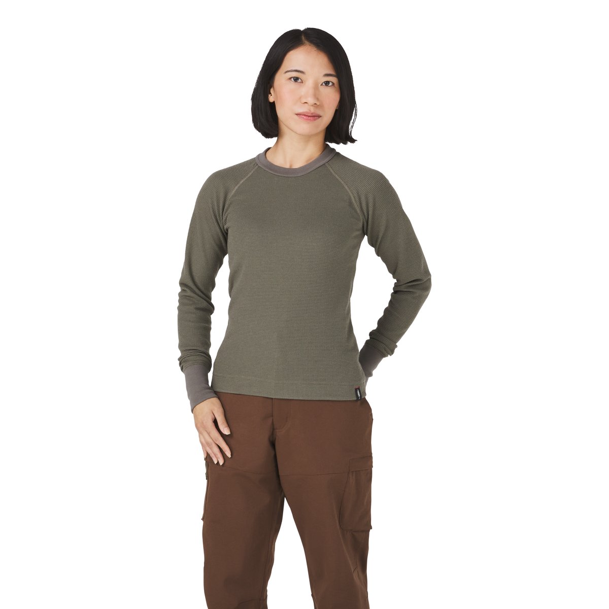 Danner Santiam Waffle LS Tee Dusty Olive