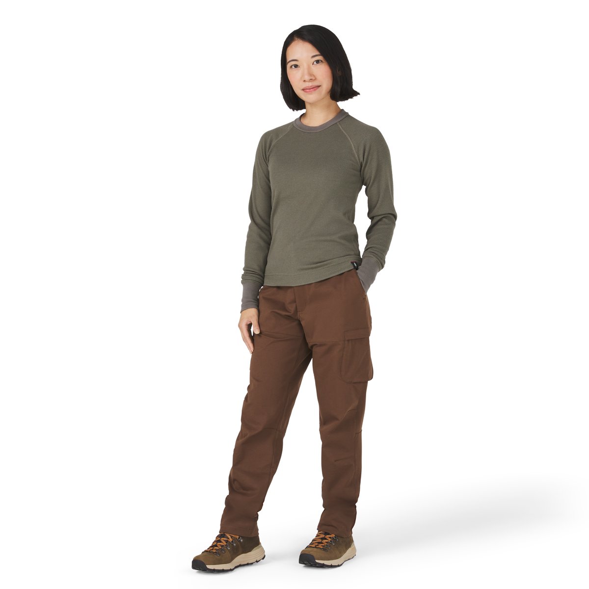 Danner Santiam Waffle LS Tee Dusty Olive